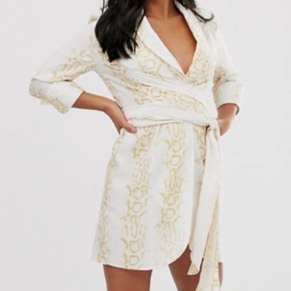 Sexy Date Wrap Dress - Plunge Front